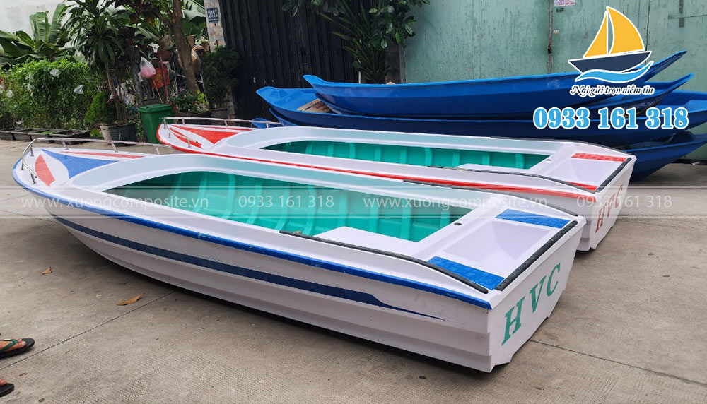 Sản xuất xuồng composite giá rẻ, thuyền composite, cano composite