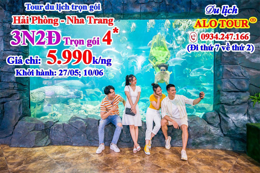 Tour du lịch trọn gói Hải Phòng - Nha Trang 2023