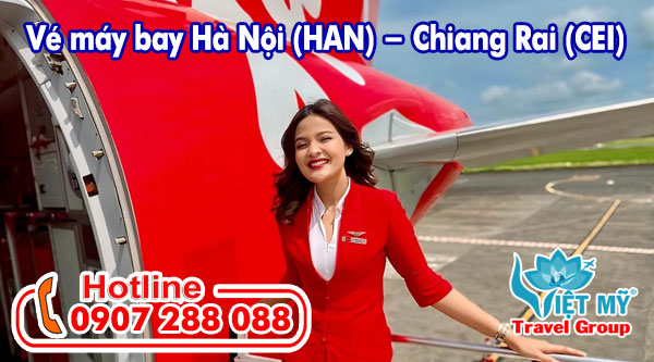 Vé máy bay Hà Nội (HAN) - Chiangrai (CEI)