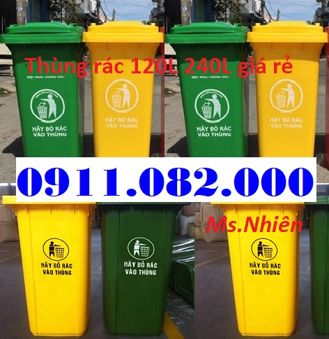 Bán thùng rác 120 lít 240 lít 660 lít sỉ lẻ- thùng rác y tế, thùng rác đạp chân giá rẻ- lh 091108200