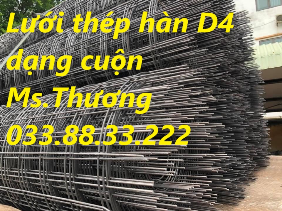 Lưới thép hàn đổ sàn bê tông D4, D6, D8 giá tốt