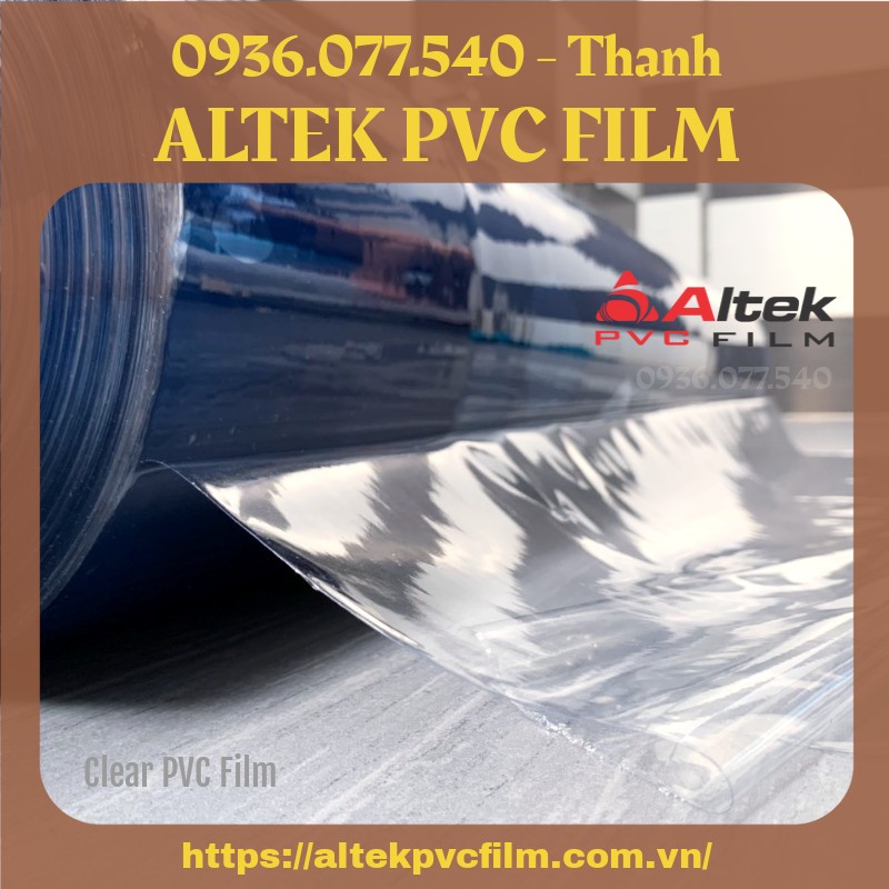 Màng nhựa PVC dẻo trong suốt - Clear PVC Film - Altek PVC Film