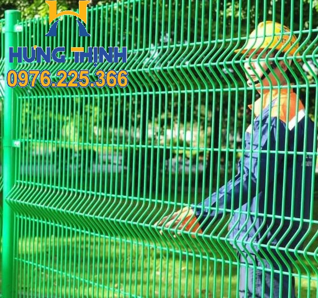 Sản xuất thi công hàng rào lưới thép ,hàng rào mạ kẽm sơn tĩnh điện