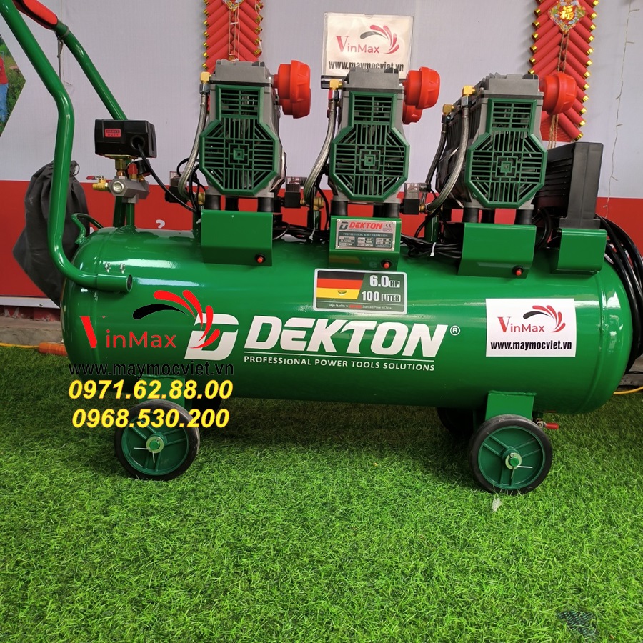 Máy nén khí không dầu Dekton 6hp DK59100