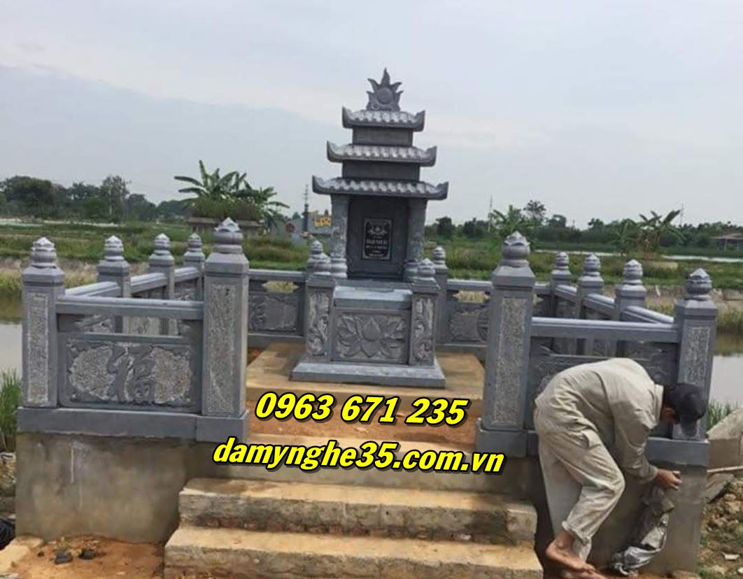 Khu lăng mộ bằng đá đẹp chất lượng bán tại Kiên Giang