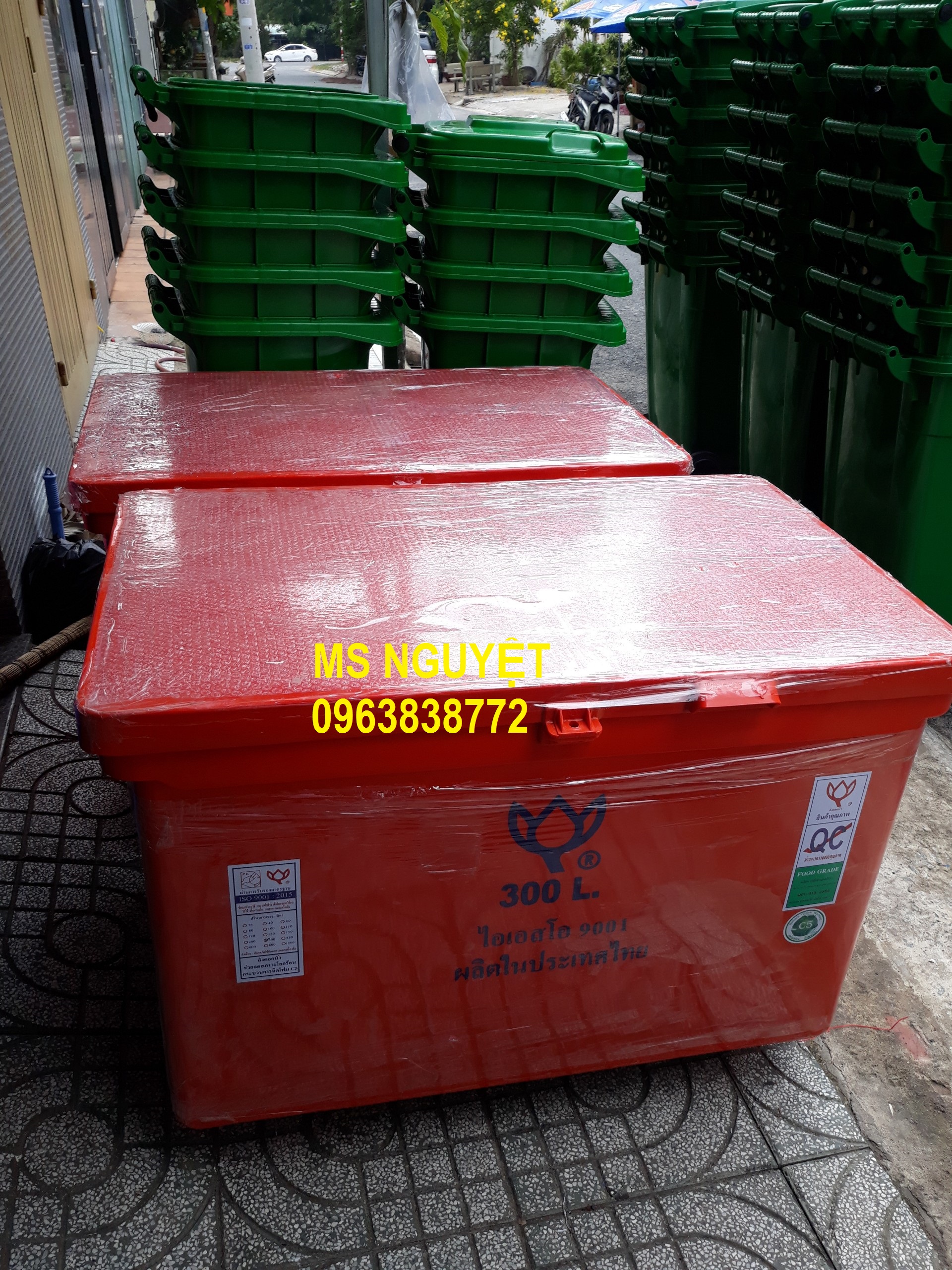 thùng giữ lạnh thaialnd 450lit hàng nhập khẩu ướp thực phẩm