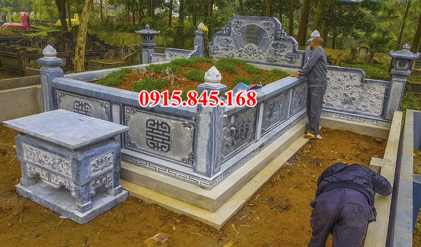 Mẫu 080 lăng mộ đá đẹp bán quảng ninh - nghĩa trang ông bà bố mẹ