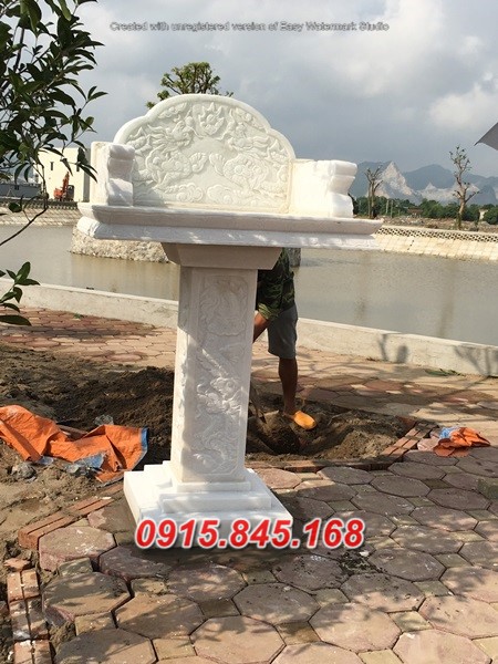 Mẫu 012+ ban bàn thờ đá bán hà nội - cây hương nghĩa trang - củng thờ