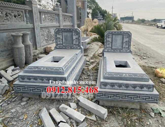Mẫu mộ đá tam cấp đẹp bán tại Bắc Giang 98BG - Mộ đá đẹp Bắc Giang