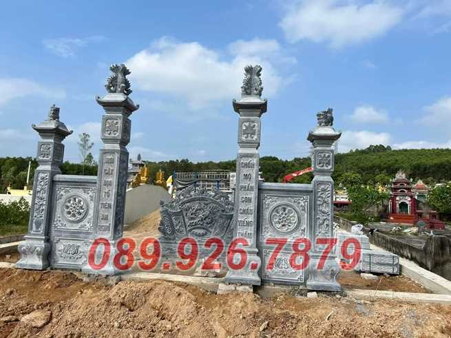 Cổng lăng mộ đá - Mẫu cổng khu lăng mộ bằng đá đẹp bán Ninh Thuận