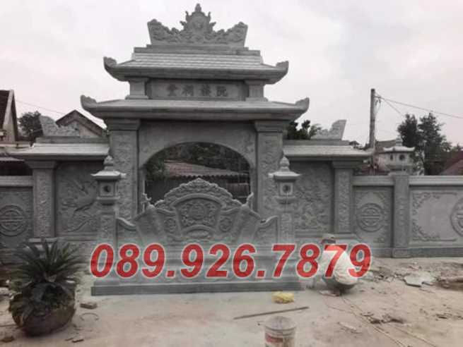 Cổng sân nhà - mẫu cổng đá nghĩa trang, lăng mộ đẹp bán Đắk Nông