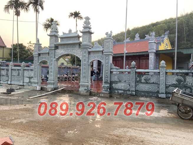 Mẫu cổng nhà bằng đá đẹp bán Đồng Tháp - Cổng đá trước sân nhà thờ