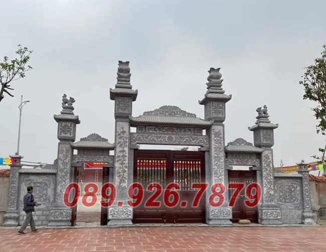 Cổng lăng mộ đá - Mẫu cổng khu nghĩa trang đẹp bằng đá bán Tây Ninh