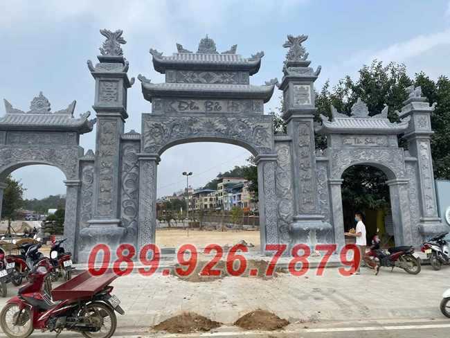 Cổng lăng mộ đá - Mẫu cổng khu nghĩa trang đẹp bằng đá bán Tây Ninh