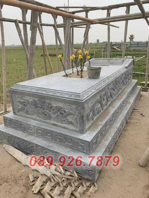 Mộ đá tám cấp - mẫu mộ tam cấp có mái che bằng đá đẹp bán Đắk Lắk