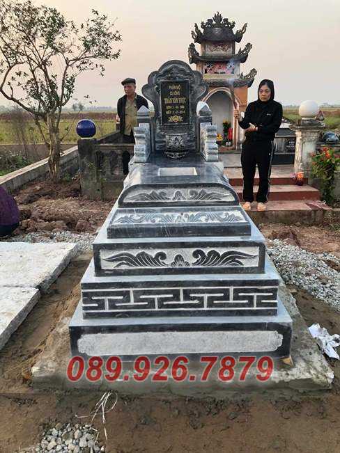 Mộ đá tam cấp - Mẫu mộ tam cấp bằng đá giá rẻ đẹp bán Ninh Thuận