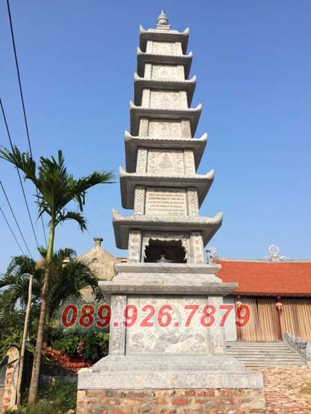 Mộ tháp đá - Mẫu tháp mộ đá để tro cốt sư trụ trì bán Bình Thuận