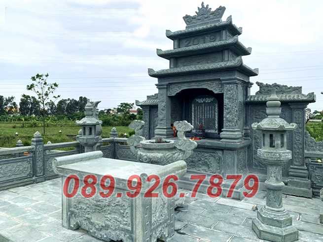 Mẫu lăng mộ đá xan chôn thờ tro cốt tổ tiên, gia tộc đẹp  bán Vũng Tàu