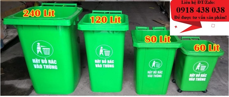 Thùng rác nhựa, thùng rác công cộng nhập khẩu giá rẻ