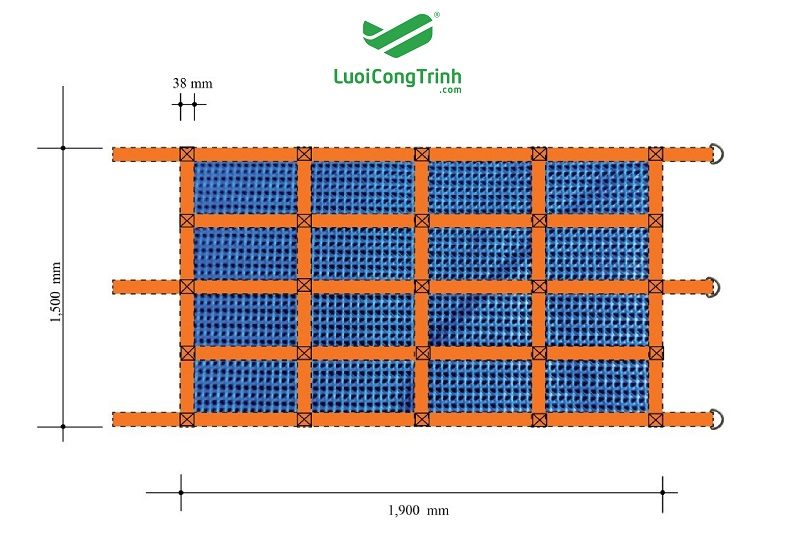 LƯỚI PVC CHẮN CỬA THANG MÁY - ÀN TOÀN CÔNG TRÌNH XÂY DỰNG