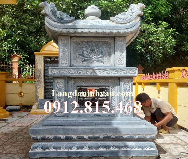 Hình ảnh xây mộ tháp đá để tro cốt tại Kiên Giang - Tháo đựng tro cốt