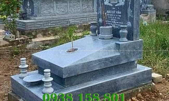 Mộ cải táng - Mẫu mộ 1 mái 2 mái 3 mái bằng đá xanh đẹp bán ở Sài Gòn
