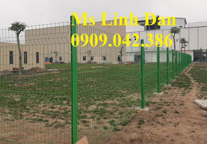 Hàng rào sơn tĩnh điện phi 5 ô 75x200mm,hàng rào mạ kẽm nhúng nóng