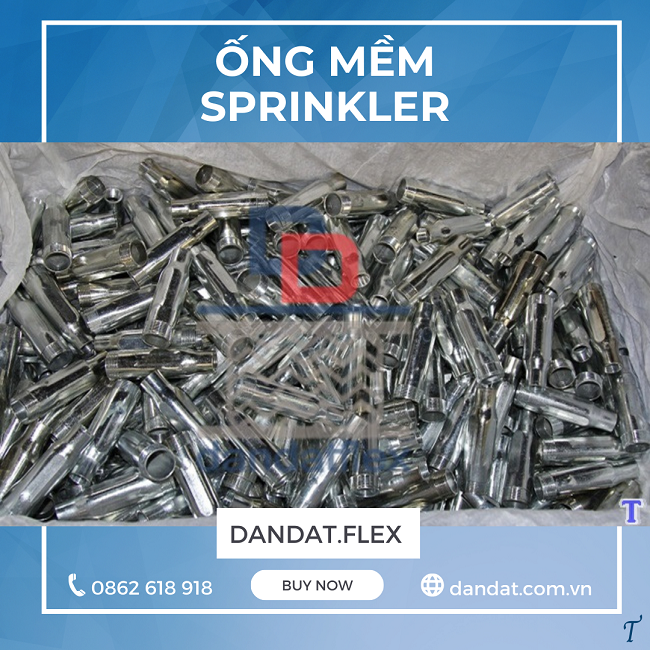 Ống chữa cháy, ống nối mềm chữa cháy, phụ kiện ống mềm sprinkler