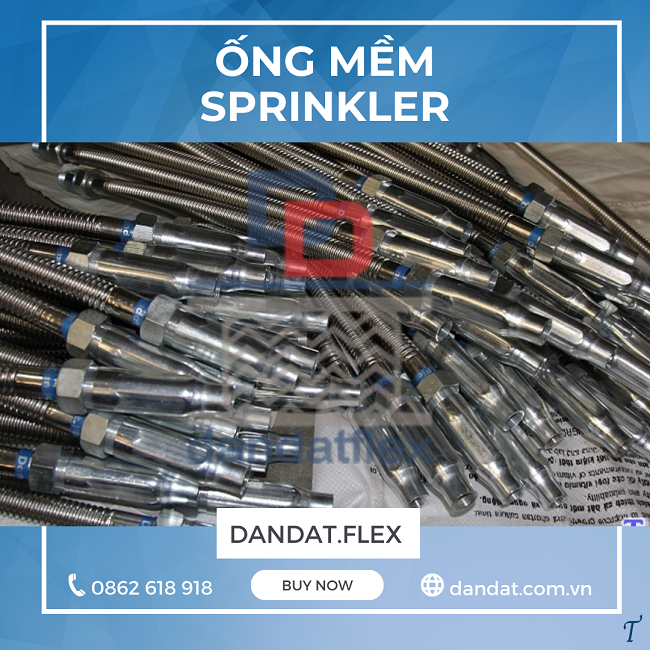 Ống chữa cháy, ống nối mềm chữa cháy, phụ kiện ống mềm sprinkler