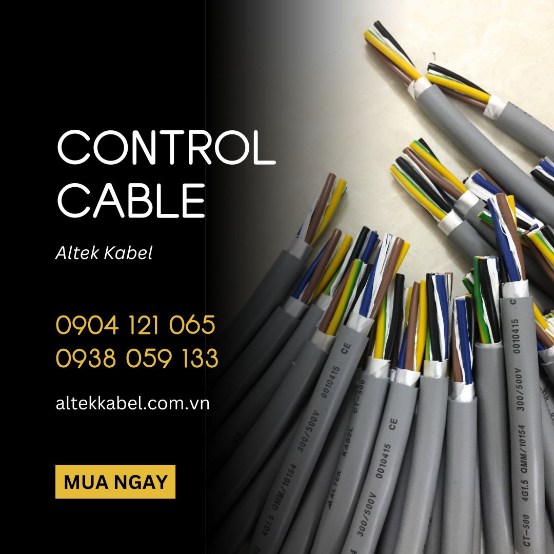 Cáp điều khiển (Control cable) Altek Kabel điện áp 500 volt