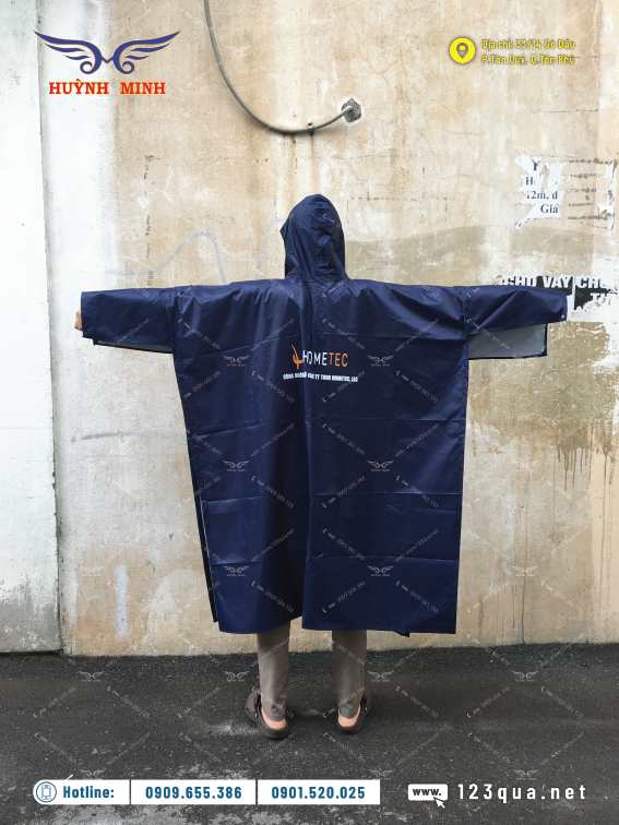 Xưởng sản xuất áo mưa in logo giá rẻ theo yêu cầu