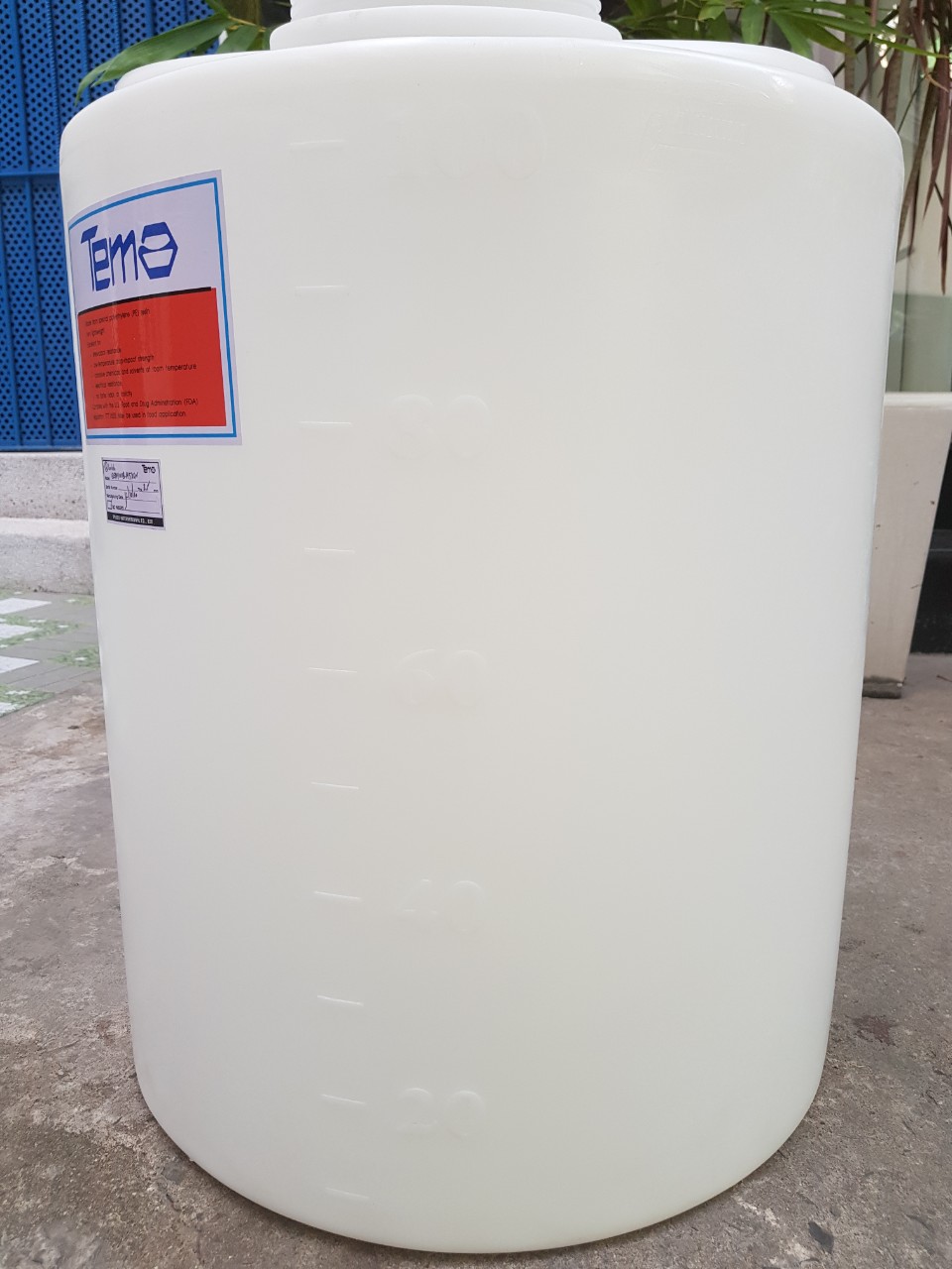 bồn nhựa  PE 100l chứa hóa chất cao cấp hãng pakco thái lan