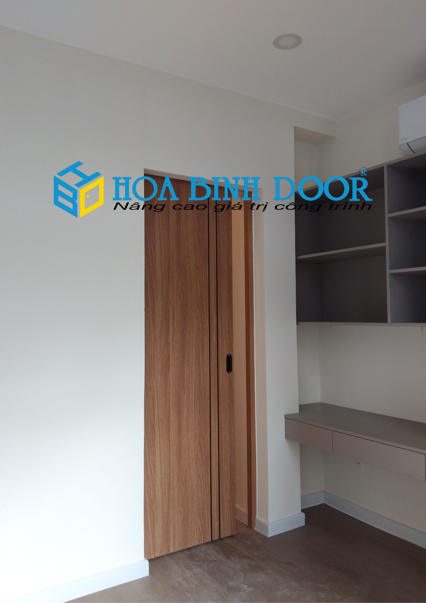 Mẫu cửa gỗ công nghiệp MDF giá rẻ cho phòng ngủ