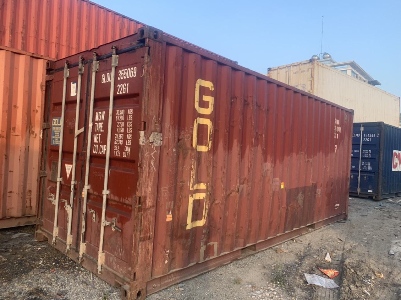 Thanh lý container kho 20 feet rẻ nhất TPHCM