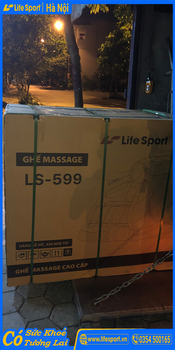LifeSport LS-599 Ghế massage chính hãng Hoa Kỳ