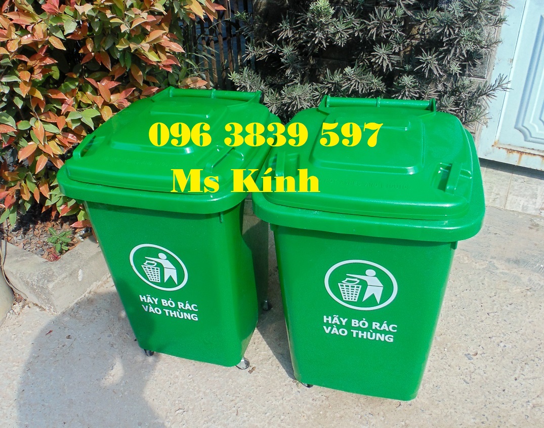 Bán thùng rác nhựa 60 lít, thùng rác gia đình 60 lít - 0963839597