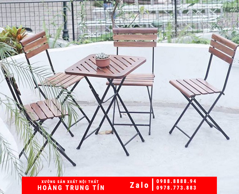 (Cà Mau) Bàn ghế hiện đại bền đẹp rẻ cho quán cafe sân vườn