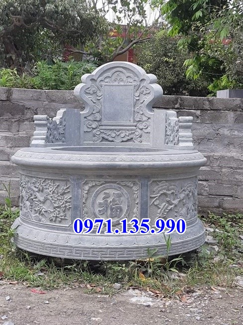 77 Mẫu mộ đá tròn đẹp bán tại hà nội lăng mộ tổ hình tròn bằng đá