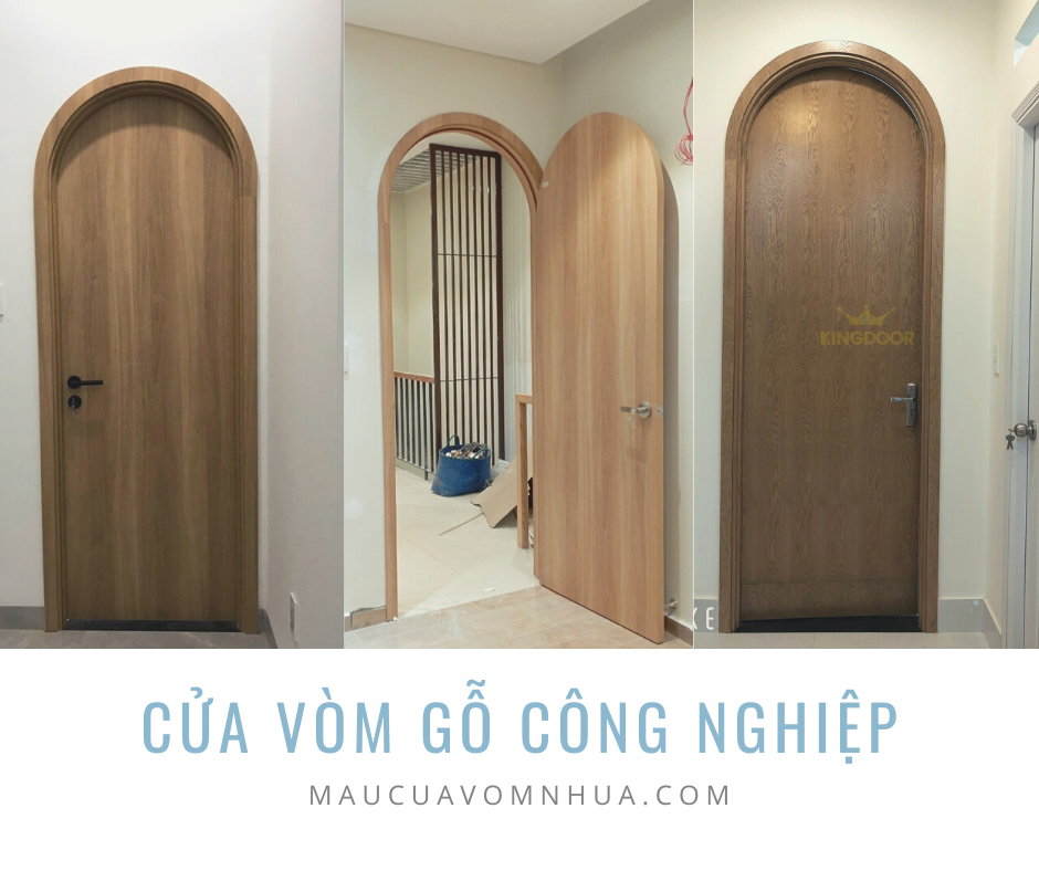 CỬA VÒM GỖ CÔNG NGHIỆP HIỆN ĐẠI - MẪU CỬA VÒM ĐẸP