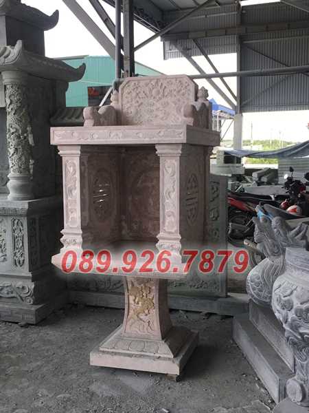 Mẫu bàn thờ thiêng bằng đá tự nhiên bán tại Bình Định
