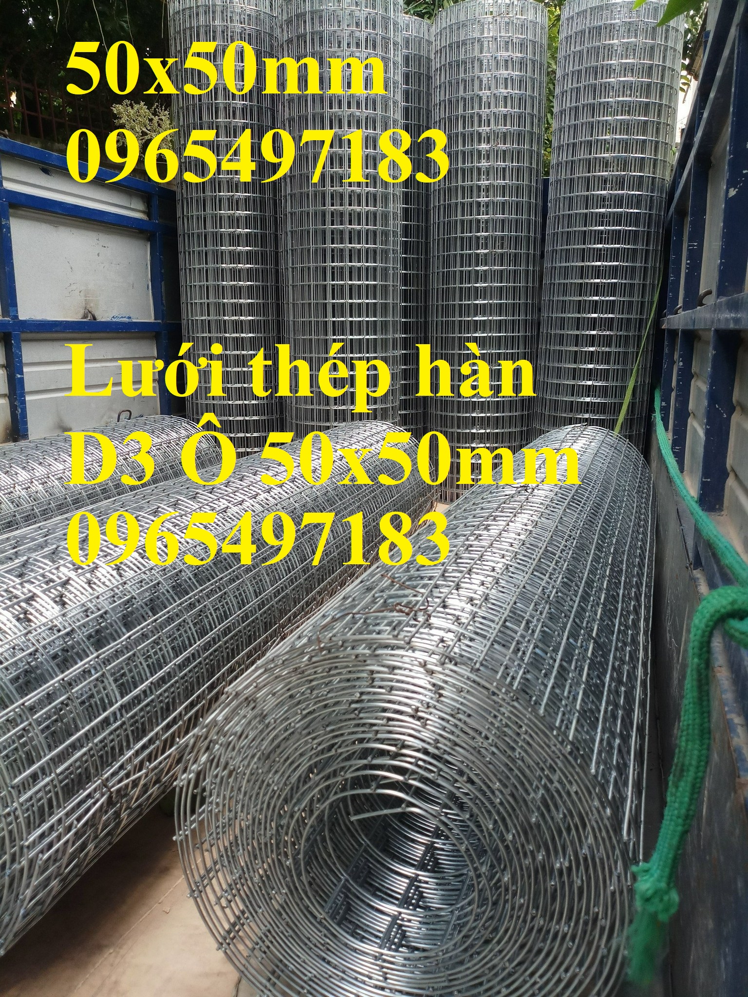 lưới thép hàn d3 ô 50x50 dạng tấm, dạng cuộn có sẵn tại kho Hà Nội