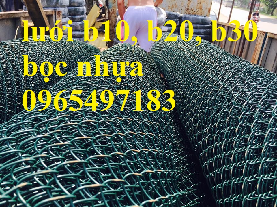 Lưới B20 mạ kẽm, Lưới B20 bọc nhựa có sẵn tại Hà Nội