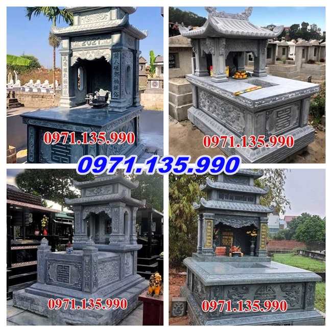 Nhà mồ đá đẹp - Mẫu nhà mồ bằng đá xanh đẹp bán Quảng Ngãi