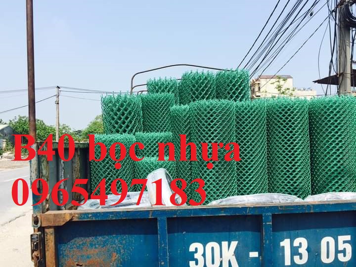 Lưới B40 bọc nhựa làm hàng rào, làm sân tenis giá tốt nhất tại Hà Nội