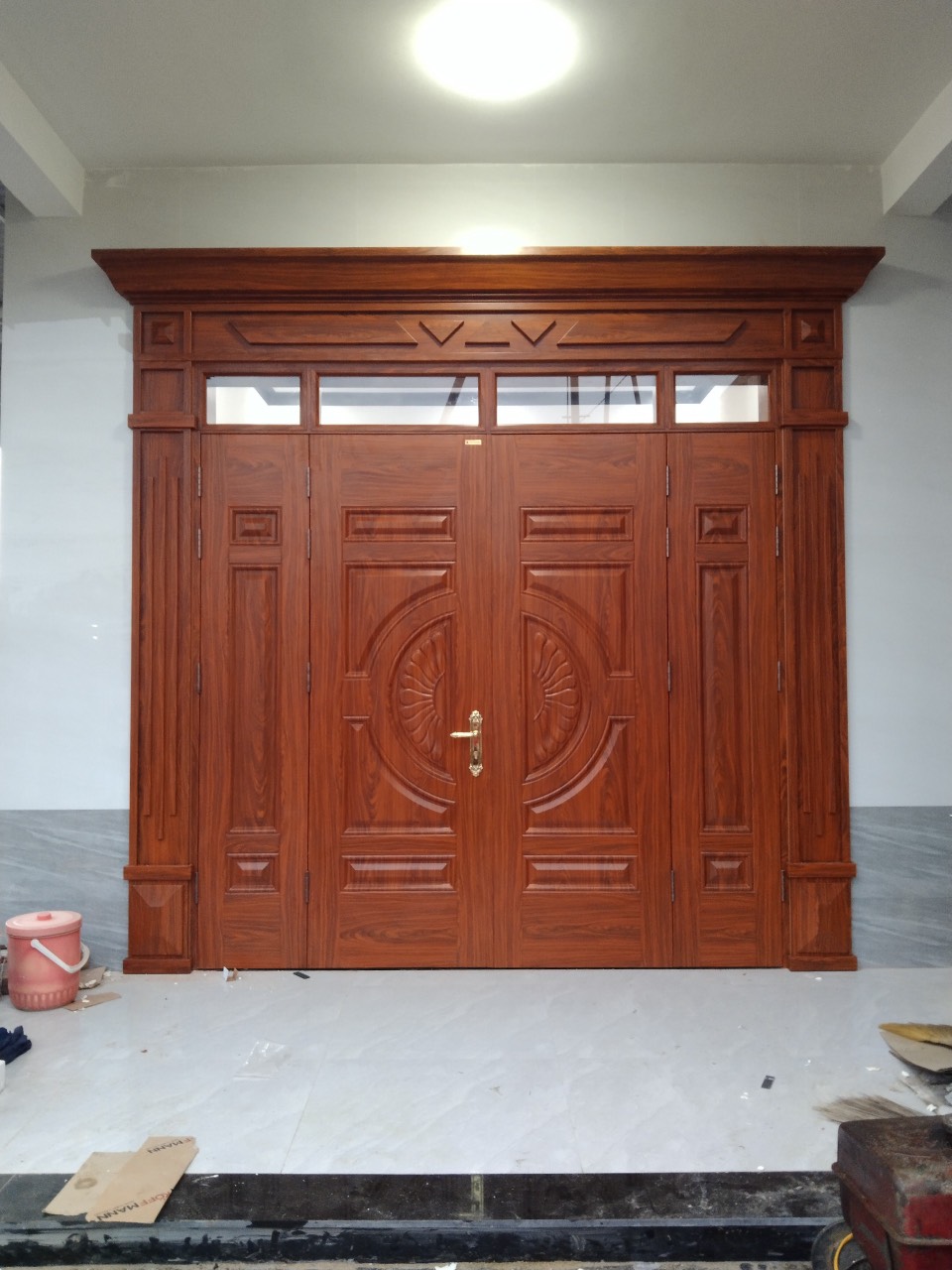 Báo giá cửa thép vân gỗ tại Đắk Lắk mẫu cửa đẹp