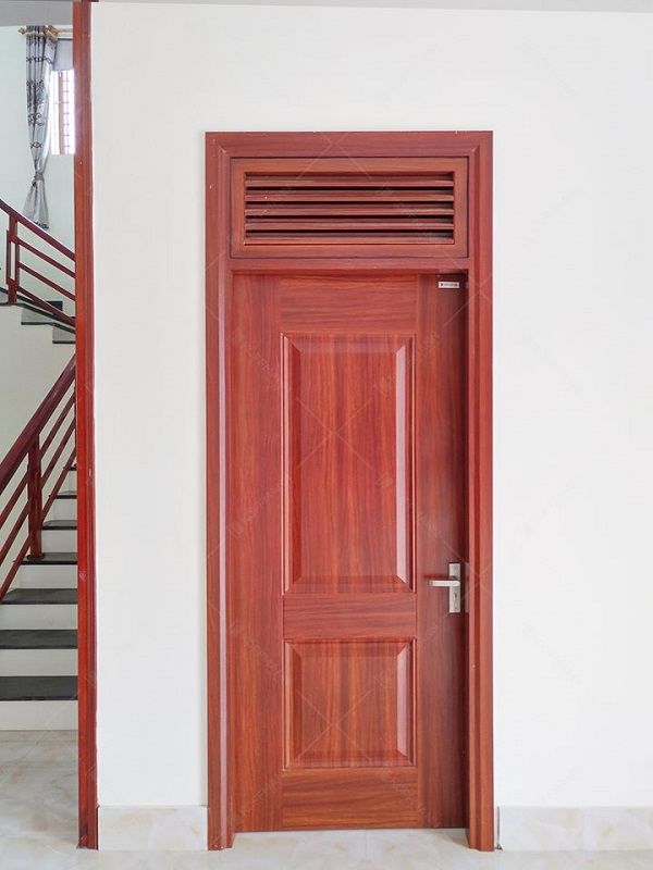 cửa thép vân gỗ tại Củ Chi  -  Mẫu cửa hiện đại