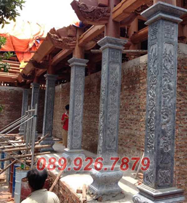 Cột đá lăng mộ - Mẫu cột đá khu lăng mộ đẹp bán Ninh Thuận