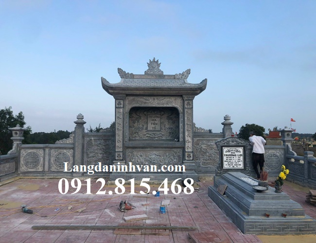 Mẫu mộ đá một mái đẹp bán tại Thành Phố Hồ Chí Minh 59HCM