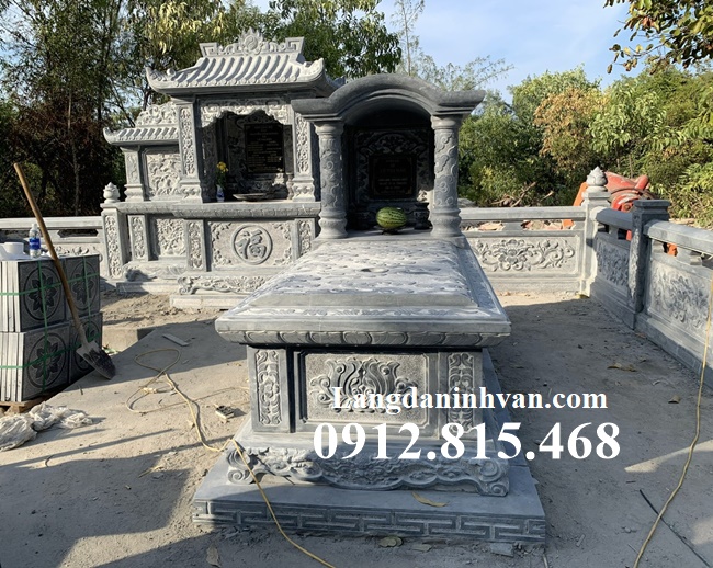 Mẫu mộ đá một mái đẹp bán tại Thành Phố Hồ Chí Minh 59HCM
