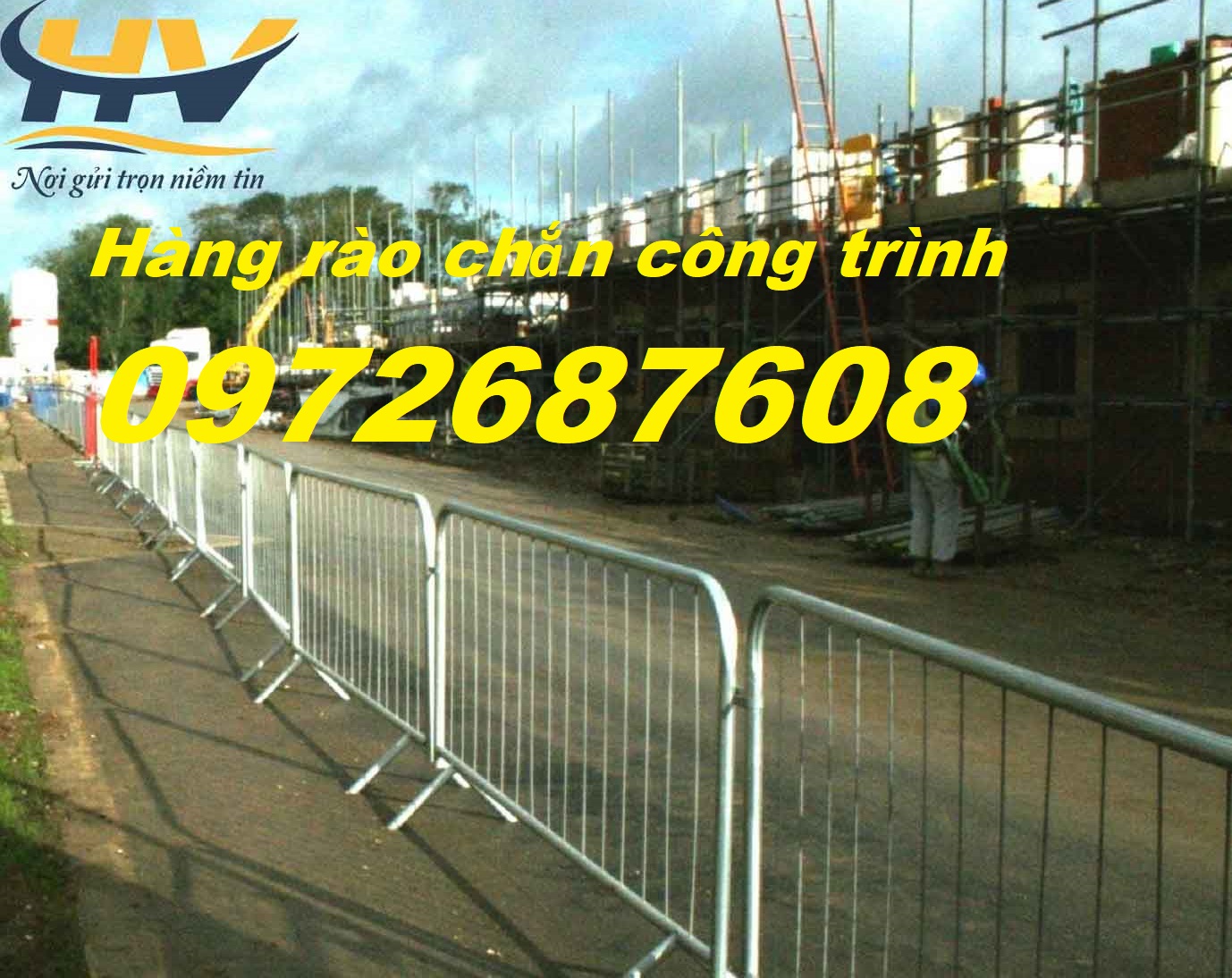 Hàng rào sắt di động, hàng rào chắn, hàng rào bảo hộ tại Đồng Nai